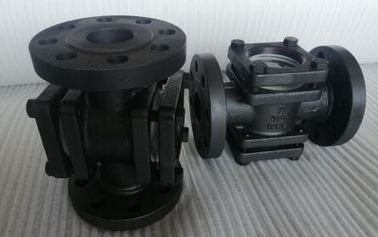 ANSI300 Tempered Glass Round Sight Glass Flow Indicator For LPG with Double Flange Sight Glass