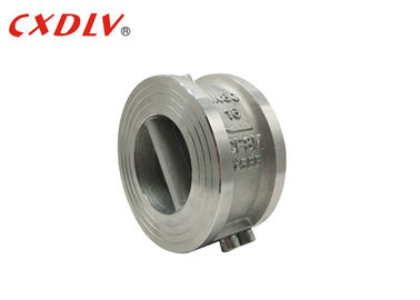 PN16 Double Plate Check Valve Butterfly Swing Wafer Metal Seat Durable For Drain