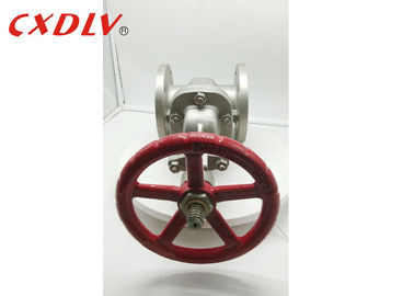 Cast Steel Handwheel Gate Valve 2" WCB CF8 Flanged Screw Yoke Rising Stem