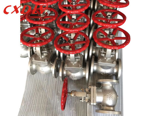 PTFE Gasket 150LB Handwheel SS 3 Inch Flanged Globe Valve