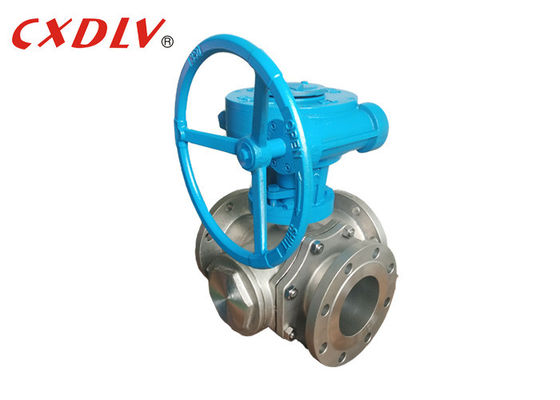 2 Way Stainless Steel Ball Valve CF8M DN65 Flange Connection With ISO5211 Pad