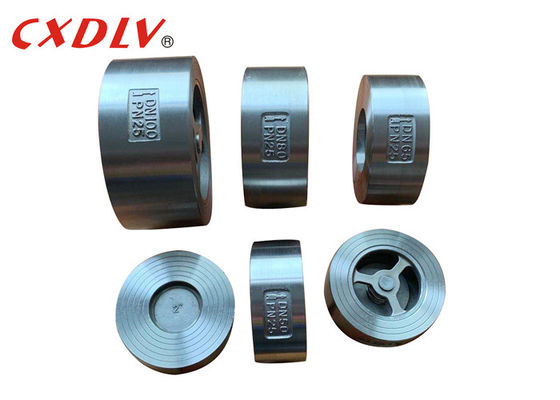 300LB Disco Lift Wafer Stainless Steel Check Valve Metal Seat