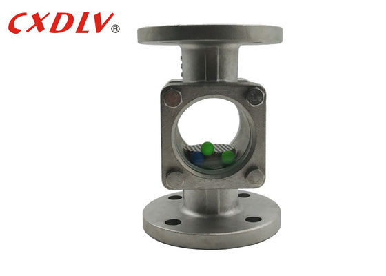 4" PTFE Gasket Borosilicate Flanged Sight Glass 150LB RF