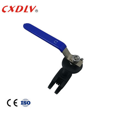 Wafer Type Extend Stem WCB Ball Valve With Reduced Bore