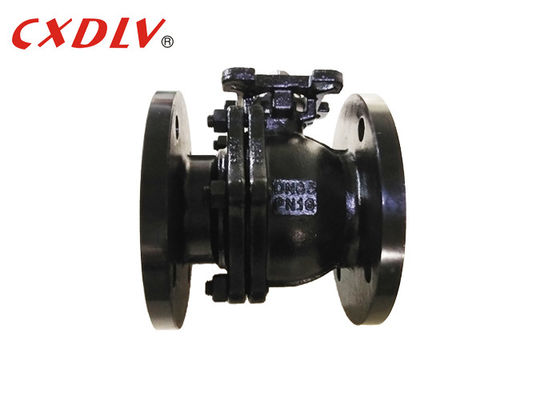 DN65 Pneuamtic Actuator WCB Casting Steel Ball Valve With Mounting Pad
