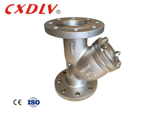 Duplex Stainless Steel Y Strainer Valve CF8/CF8M DN 100 Flange Connetion