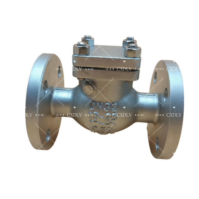 Flange End Connection Stainless Steel Check Valve 150LB Pressure for Chemical Processing Plants