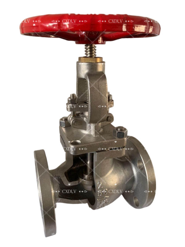 Rising Stem Handwheel Gate Valve with 150LB Stainless Steel CF8M Flange Ends for Fluid Control and Easy Operation