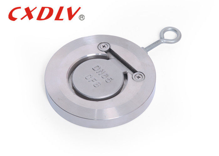 Ultra Thin Swing Style Wafer Check Valve Carbon Steel WCB For Gas Oil