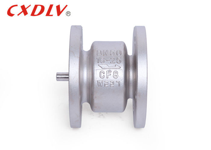 H41 Flange Connection Vertical Muffler Check Valve Non Return Valve CF8M