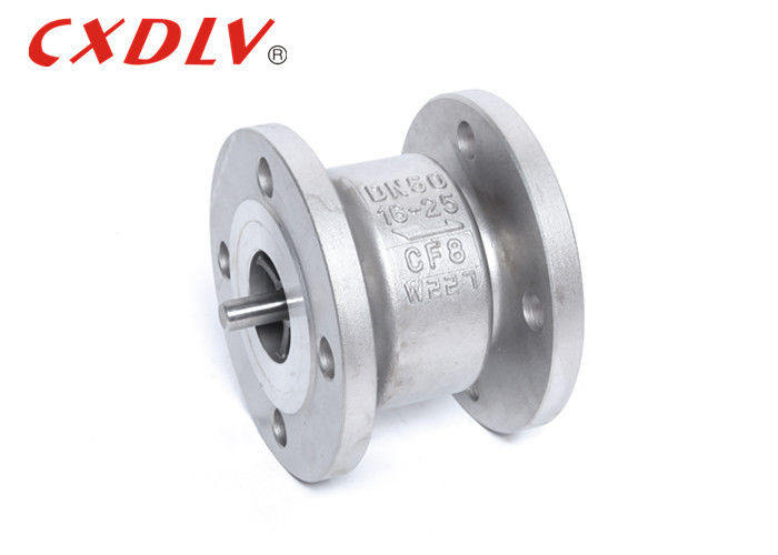 Vertical Silence Type Check Valve Spring Loaded Flange End CF8 ANSI GB