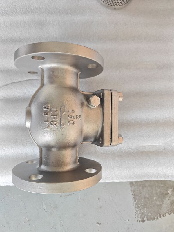 Heavy Duty Flanged Check Valve with Two Port Flange Ends and One Way Swing Disc for Industrial Fluid Handling Swing Check Valve
