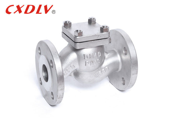Globe Stop Flange Lifting Non Return Valve High Pressure SS316 WCB