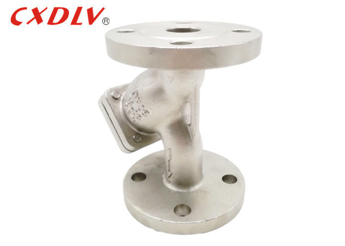 Y Type Strainer Valve Stainless Steel CF8 / CF3 Efficient Filtration