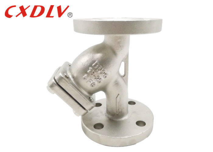 Filter Impurities Flanged Y Strainer Valve For Oil Water Gas Energy Saving