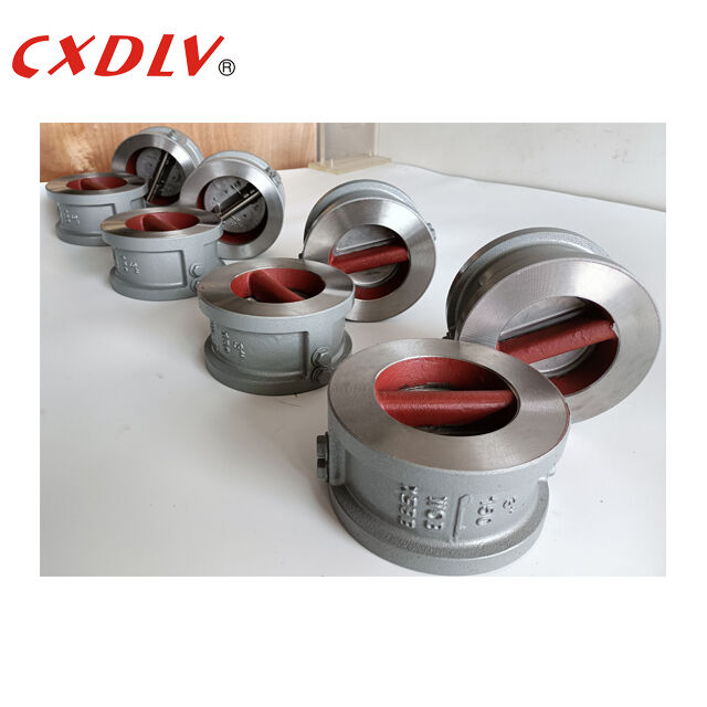 WCB Body Metal Seat Dual Plates Wafer Check Valve Non Return Valves 150LB Connection