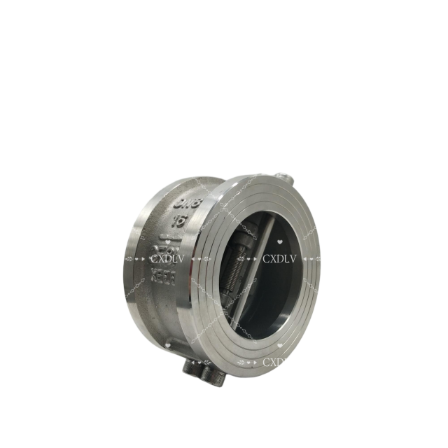 Stainless Steel Dual Plate Check Valve Wafer Type SS316 SS304 Suitable for PN16 and PN25 Pressure Classifications