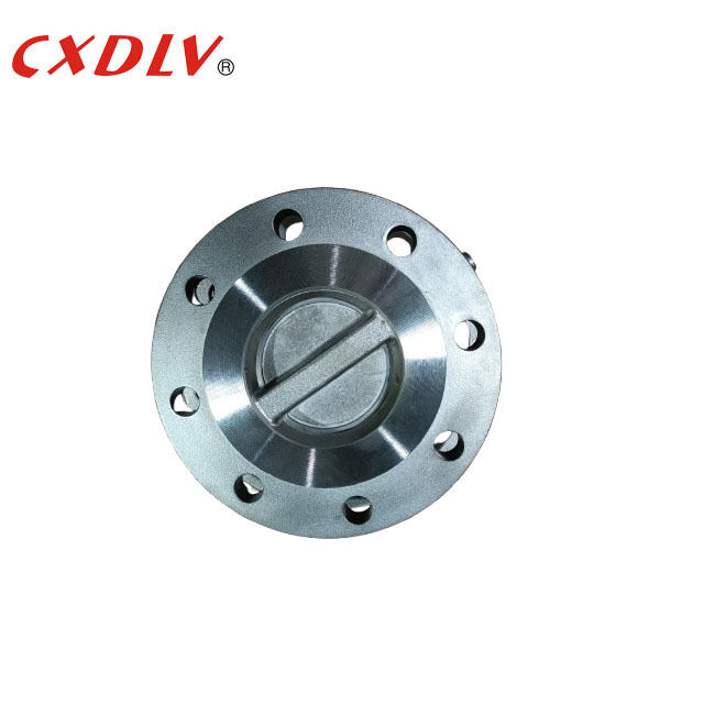 Non Return Valve Stainless Steel Flange Check Valve Dual Plates Swing Check Valve