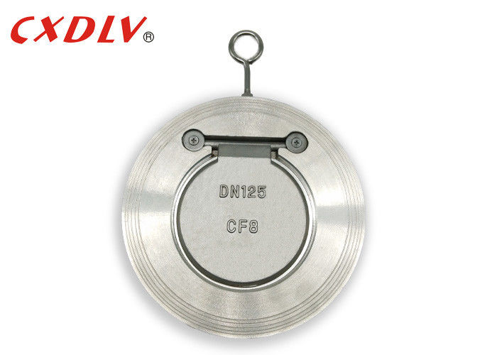 CF8 SS Single Disc Swing Check Valve DN125 Inch Non Return Type Long Lifespan