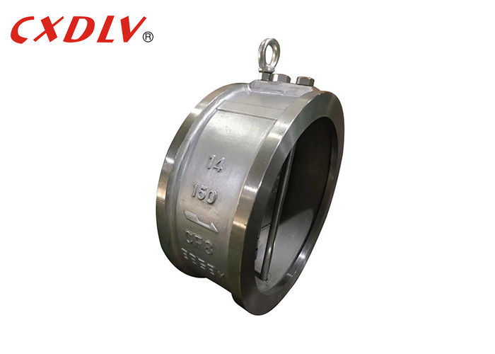 14" ANSI150 Dual Plate Wafer Type Check Valve Two Door Body CF8 ANSI Standard
