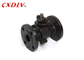 WCB 2Way Manual Stainless Steel Flange Carbon Steel Ball Valve With Mounting Pad
