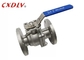 150LB 300LB 2&quot;~ 6 &quot; Flanged END Stainless Steel Ball Valve CF8 CF8MWCB Direct Mounting Pad