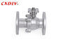 Italy Gas Flanged High Platform Ball Valve DN50 PN16 Stainless Steel