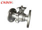 Electric Actuator Direct Mounting SS Ball Valve Flange Type Nominal Size DN50 ~ DN200