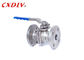 PN16 Stainless Steel Flanged Ball Valve DN50 Handle SS304 SS316 WCB
