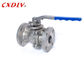 ANSI Industrial Flanged Ball Valve Split Body Stainless Steel Floating Class 150