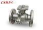 2 Way Stainless Steel Ball Valve Full Bore CF8M DN65 Flange Connection With ISO5211 Pad