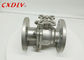 150LB Flanged Stainless Steel Ball Valve CF8M Direct Mounting Pad