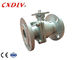 JIS 10K SCS13A Floating Full Port Flanged 2PC Ball Valve Within Solid Ball