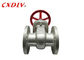 2"-12" Resilient Seated Gate Valve , Solid Wedge Gate Valve With Flanged Ends