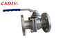 Water Oil PTFE Seat DIN FM DN50 Flanged Ball Valve