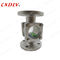 Flanged Double Window Sight Glass Floating Ball Type