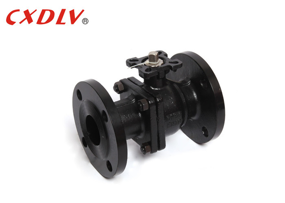 Carbon Steel Flanged Ball Valve with PTFE Seat Corrosive Medium