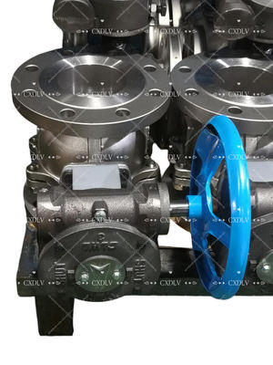 Water-gas oil turbine manual stainless steel carbon steel flanged ball valve DIN JIS ANSI GB