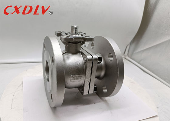 1.4409 Flange Ball Valve with ISO5211 Mounting TOP PN16 DN100