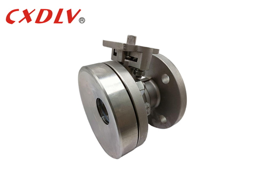 Tank Bottom Flange Ball Valve Soft Seat with ISO Mounting Pad