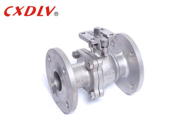 Electric Actuator Direct Mounting SS Ball Valve Flange Type Nominal Size DN50 ~ DN200