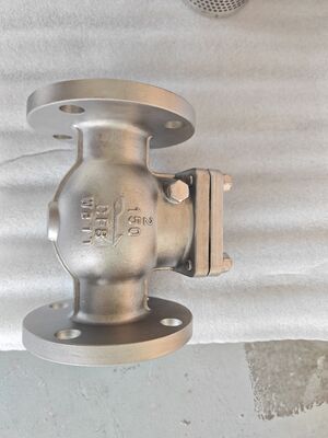 Heavy Duty Flanged Check Valve with Two Port Flange Ends and One Way Swing Disc for Industrial Fluid Handling Swing Check Valve