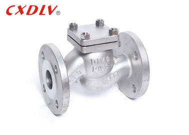 Globe Stop Flange Lifting Non Return Valve High Pressure SS316 WCB