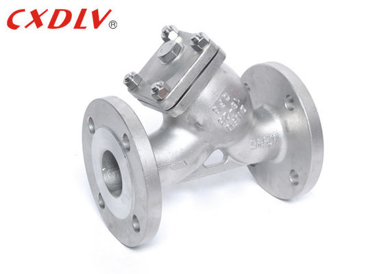 Flange Connection 2 Inch Y Strainer Valve Stainless Steel For Natural Gas