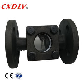 CF8M Sight Flanged Glass Flow Indicator 1/2 Balls Inside