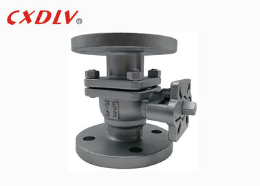 High Mounting Pad Stainless Steel Flanged Ball Valves Two Piece Investment