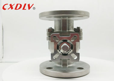 Floating Stainless Steel Ball Valve 150LB RF Full Bore With Soft Seat PTFE