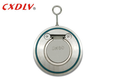 One Way Non Return Valve Soft Seat Thin Wafer DN80 Stainless Steel ISO Certificated