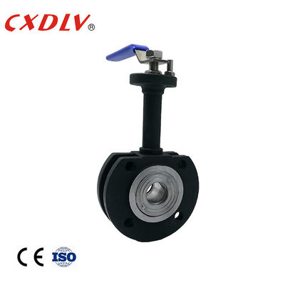 Wafer Type Extend Stem WCB Ball Valve With Reduced Bore